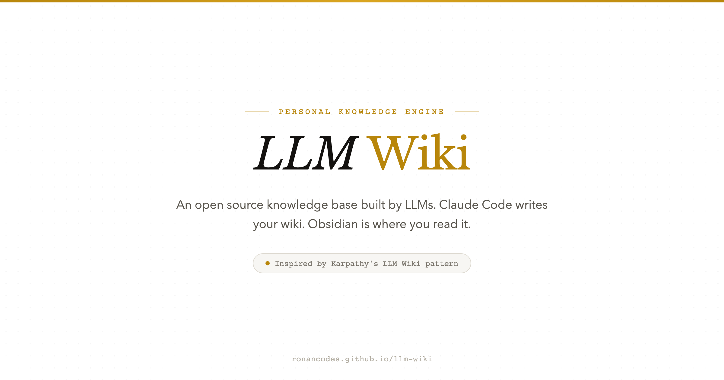 LLM Wiki | Build a Personal Knowledge Base with AI and Obsidian
